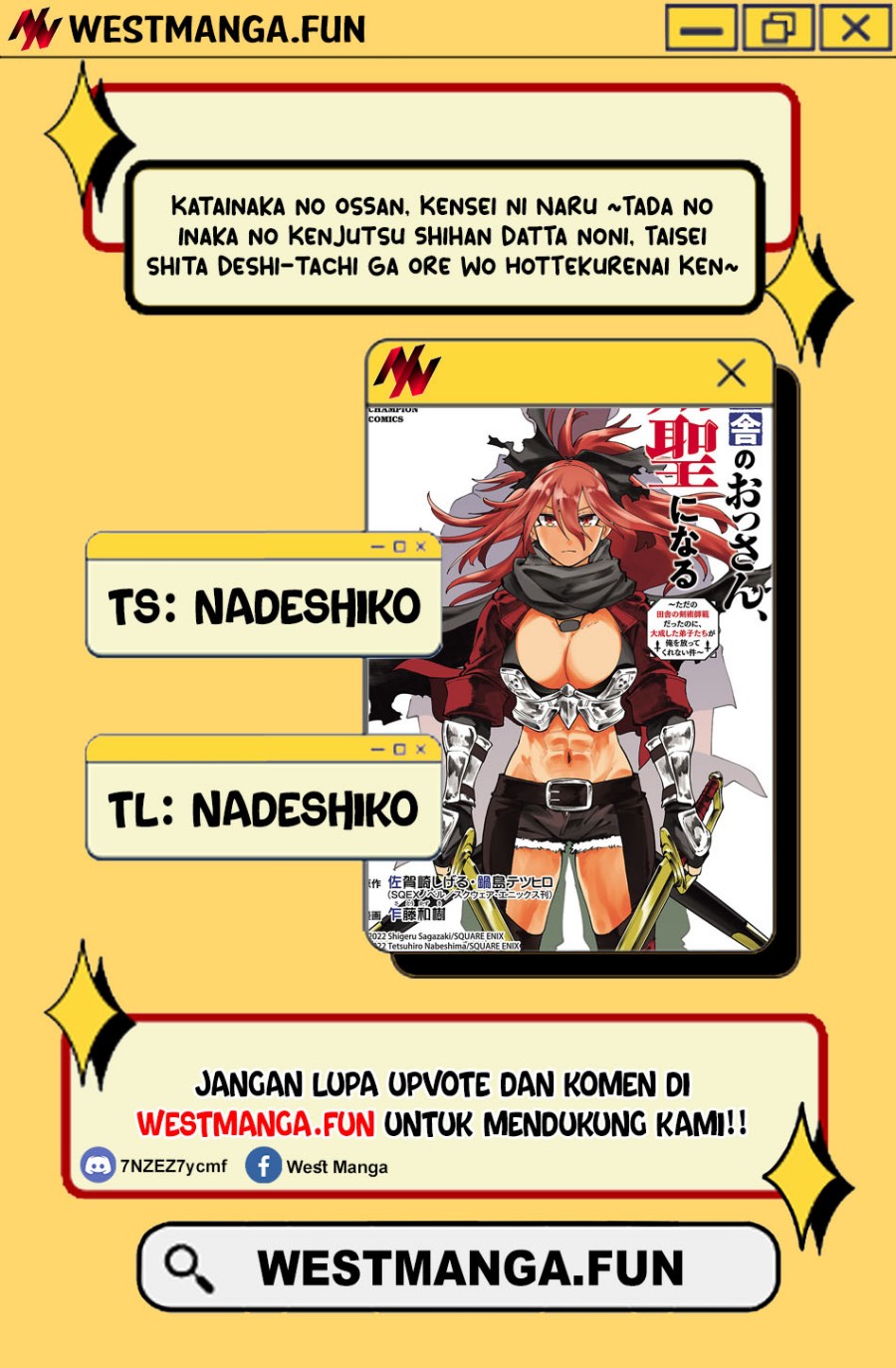 Katainaka no Ossan, Kensei ni Naru ~tada no inaka no kenjutsu shihan datta no ni, taisei shita deshi-tachi ga ore wo hottekurenai ken~ chapter 27