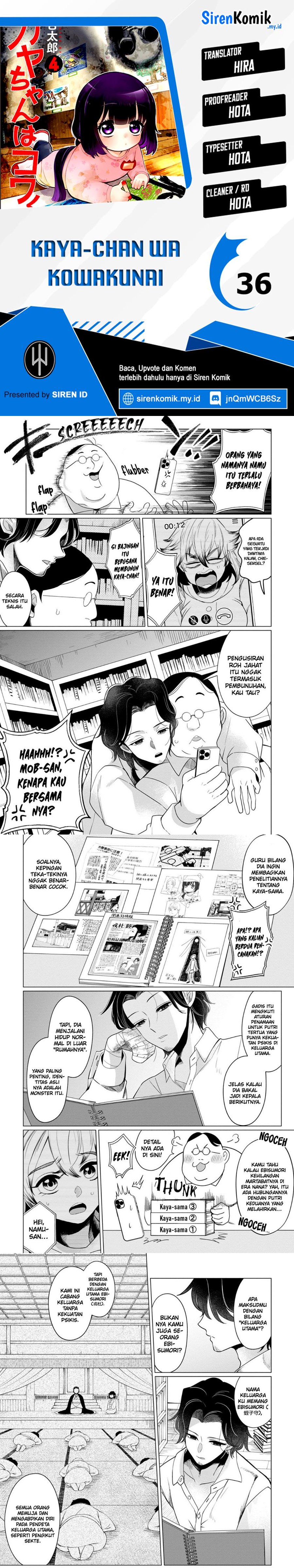 Kaya-chan wa Kowakunai Chapter 36 Bahasa Indonesia