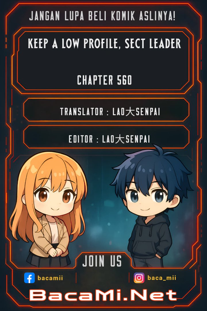 Keep A Low Profile, Sect Leader Chapter 560 Bahasa Indonesia