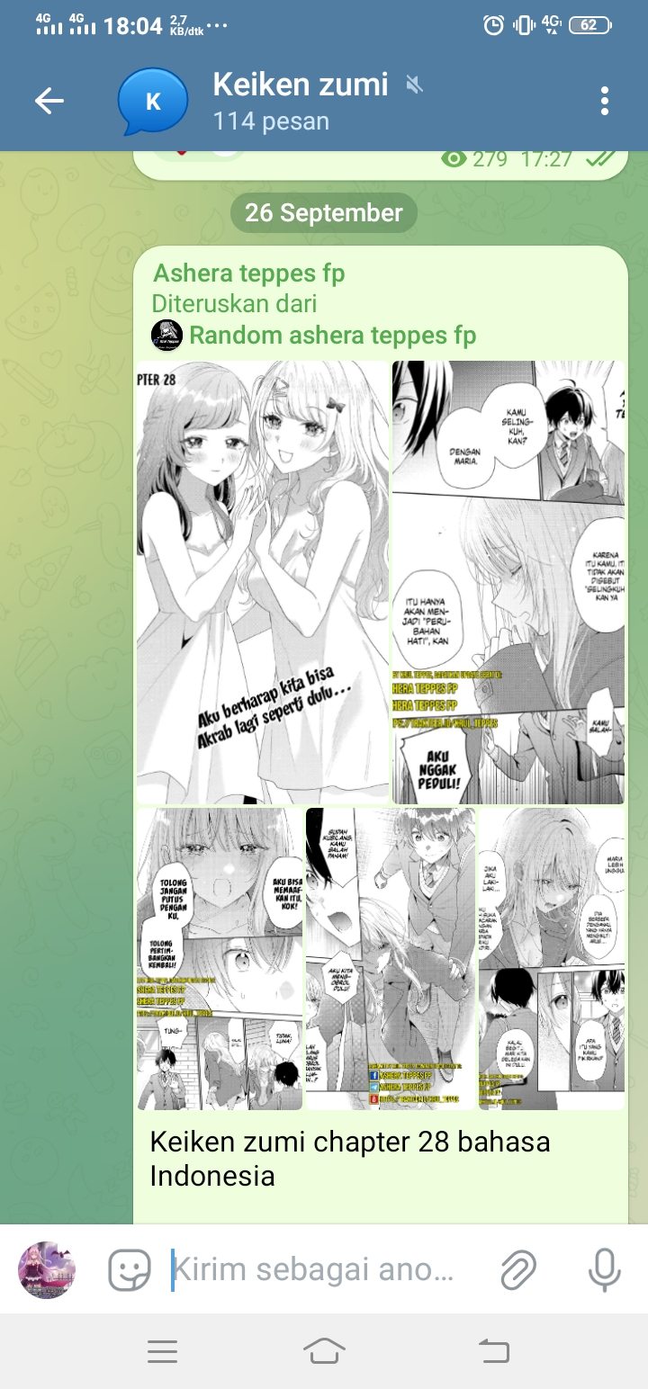 Keiken Zumi na Kimi to, Keikein Zero na Ore ga, Otsukiai Suru Hanashi chapter 24