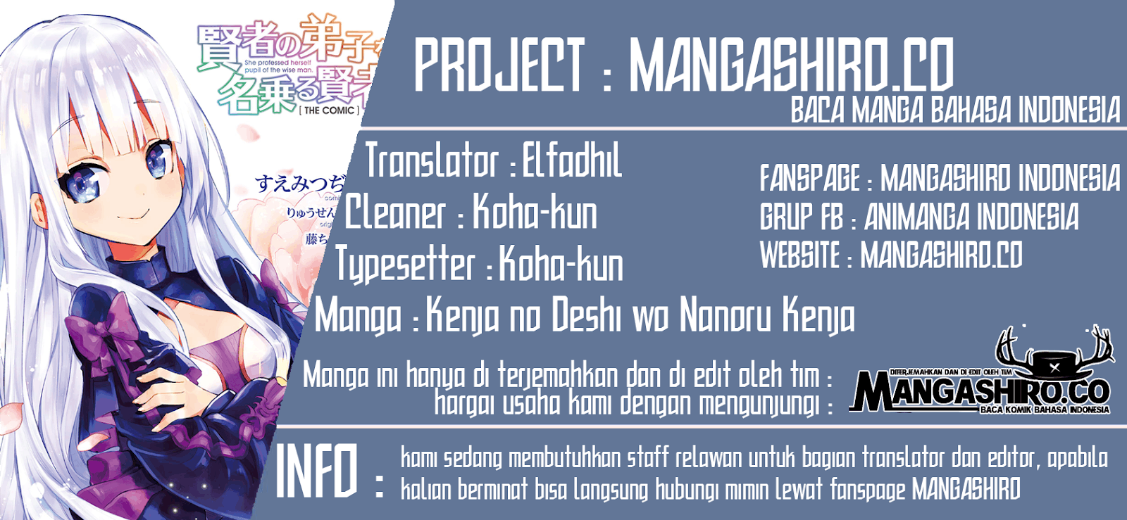 Kenja no Deshi wo Nanoru Kenja The Comic chapter 38