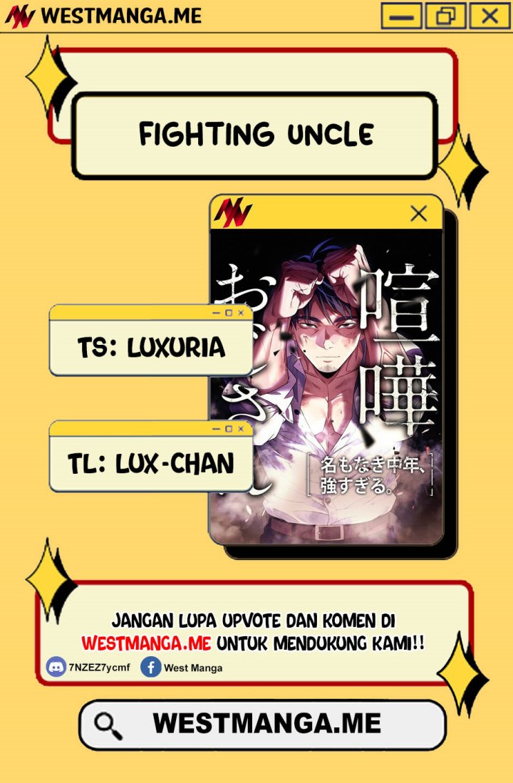 Kenka Oji-san – Namo Naki Chuunen, Tsuyo Sugiru (Fighting Uncle) Chapter 19 Bahasa Indonesia