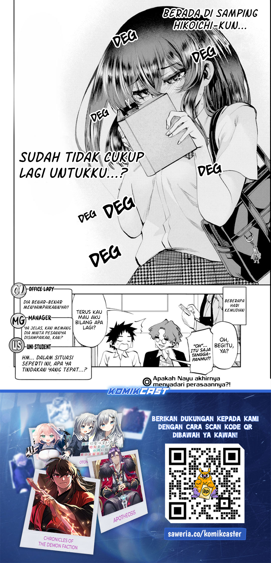 Kesa Mo Yuraretemasu Chapter 31 Bahasa Indonesia