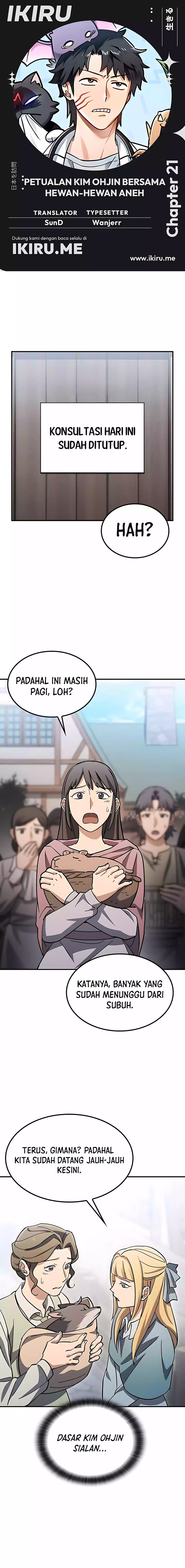 Kim Ohjin’s Adventures With Strange Animals Chapter 21 Bahasa Indonesia