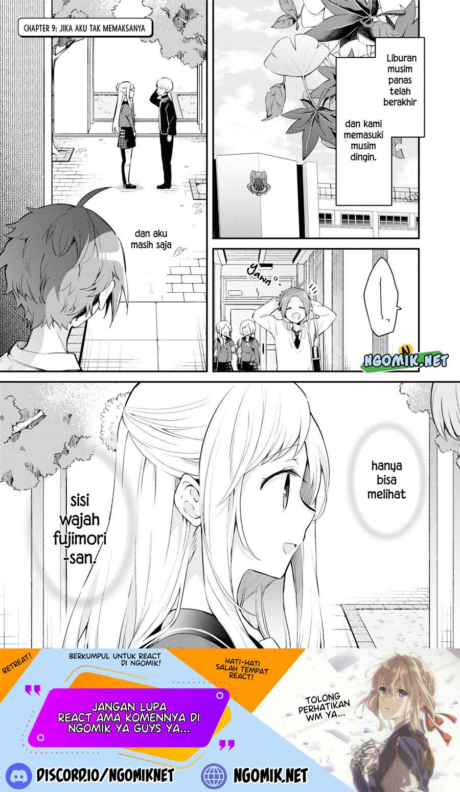 Kimi no Yokogao shika Mirenai chapter 9