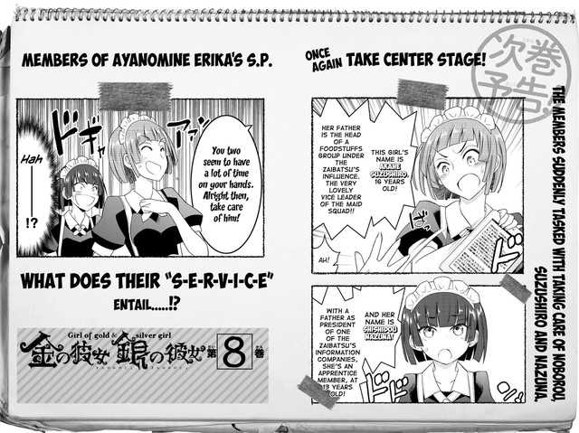 Kin no Kanojo Gin no Kanojo chapter 35