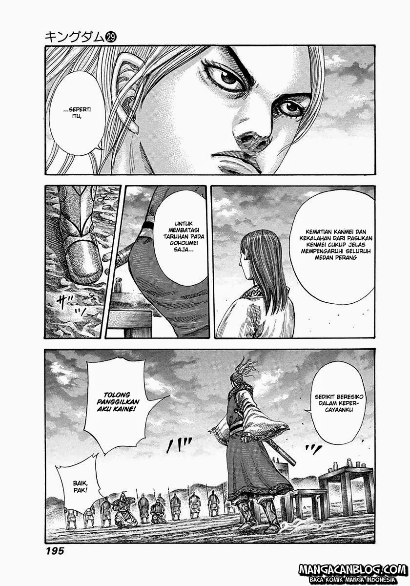 Kingdom Chapter 316 Bahasa Indonesia