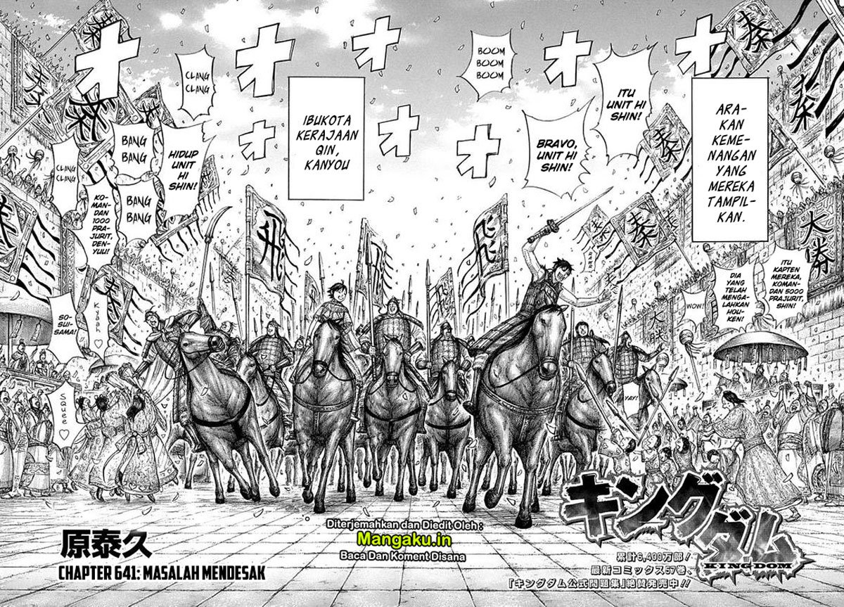 Kingdom Chapter 641 Bahasa Indonesia