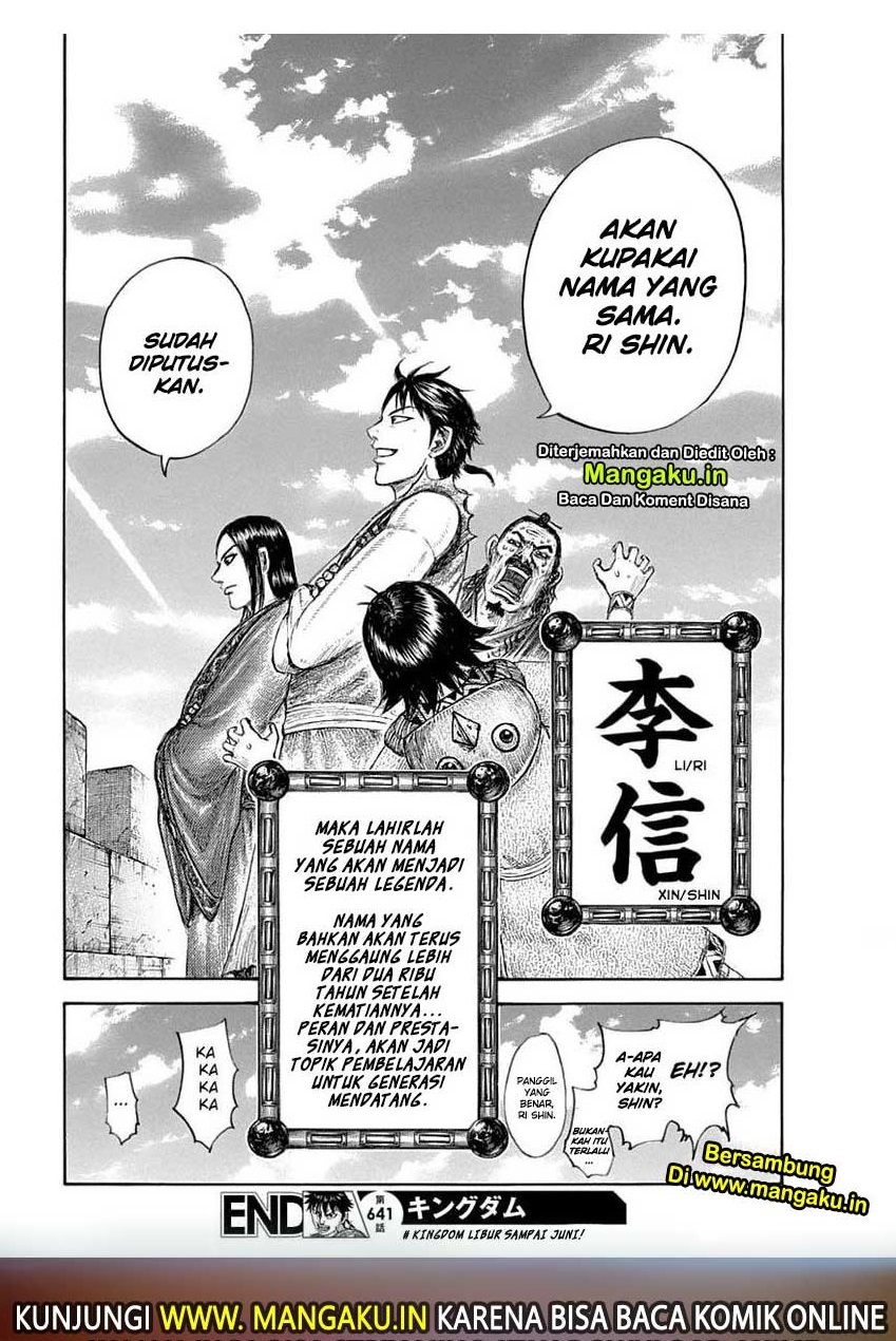 Kingdom Chapter 641 Bahasa Indonesia