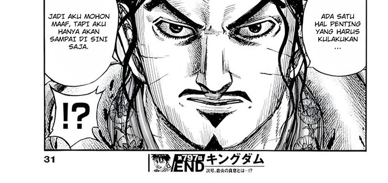 Kingdom Chapter 797 Bahasa Indonesia