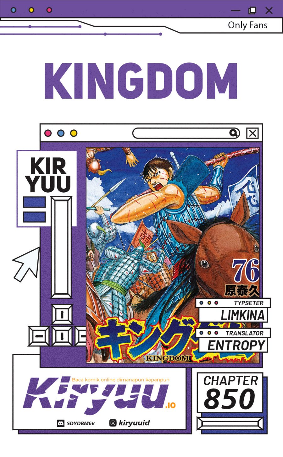 Kingdom chapter 850