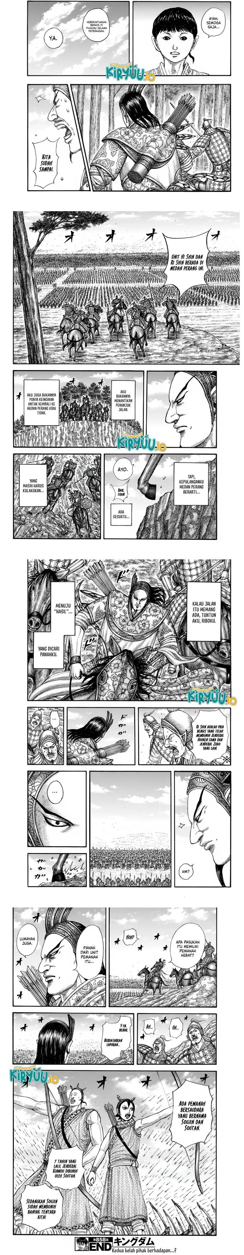 Kingdom chapter 858