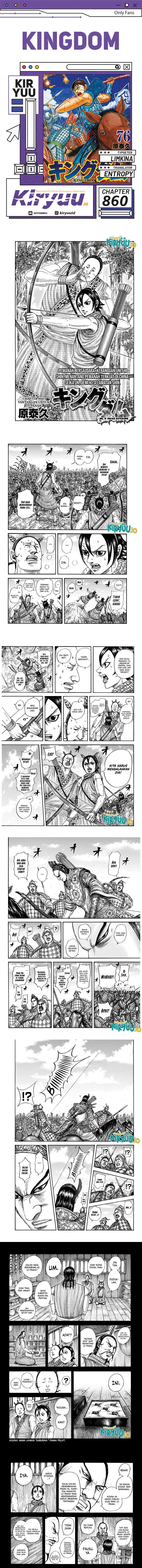 Kingdom Chapter 860 Bahasa Indonesia