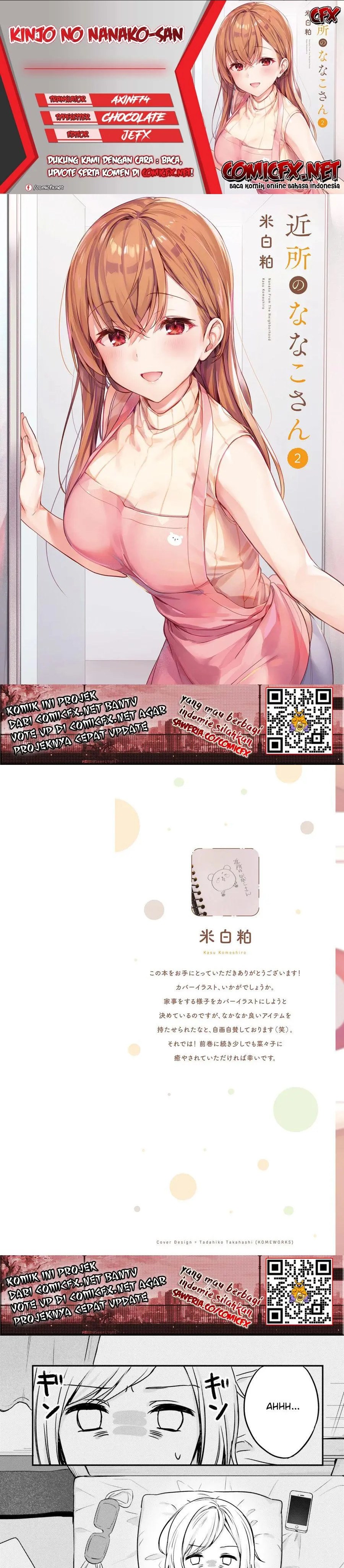 Kinjo no Nanako-san Chapter 10 Bahasa Indonesia