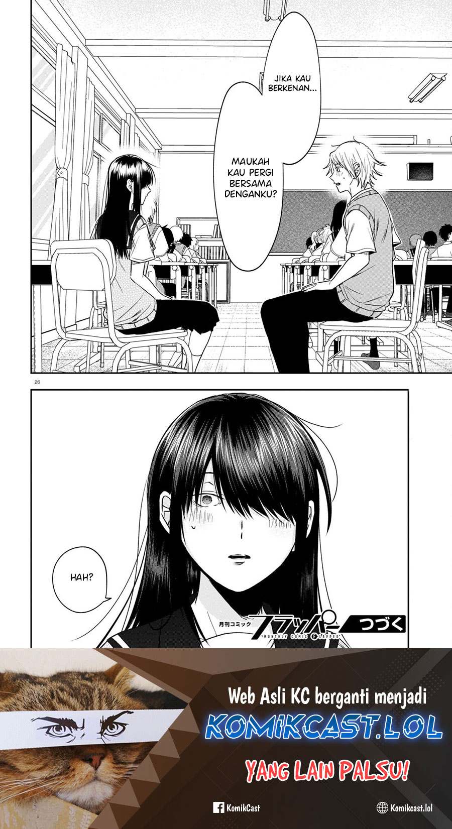 Kisaragi-san has a Piercing Gaze Chapter 14 Bahasa Indonesia