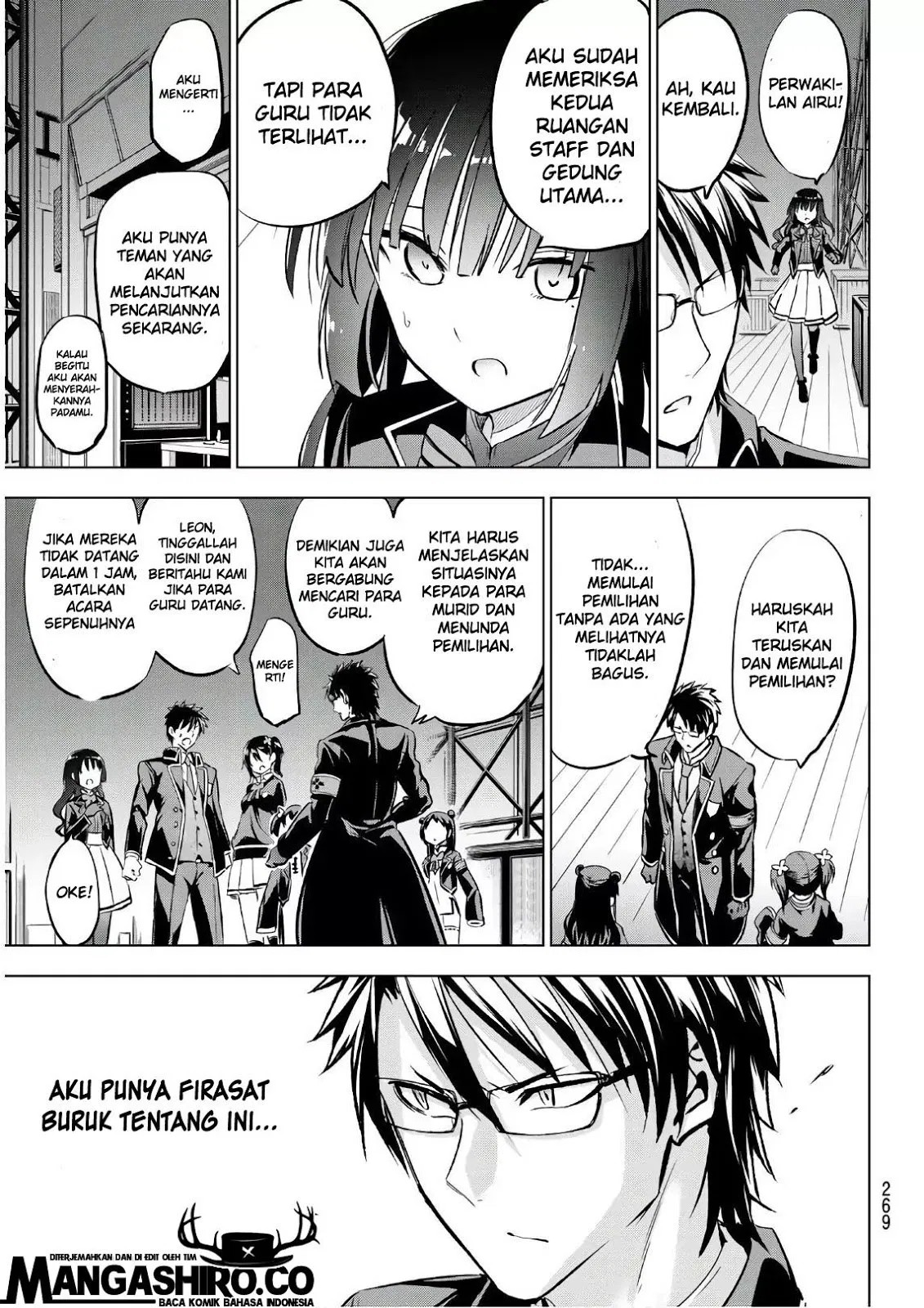 Kishuku Gakkou no Juliet Chapter 85 Bahasa Indonesia