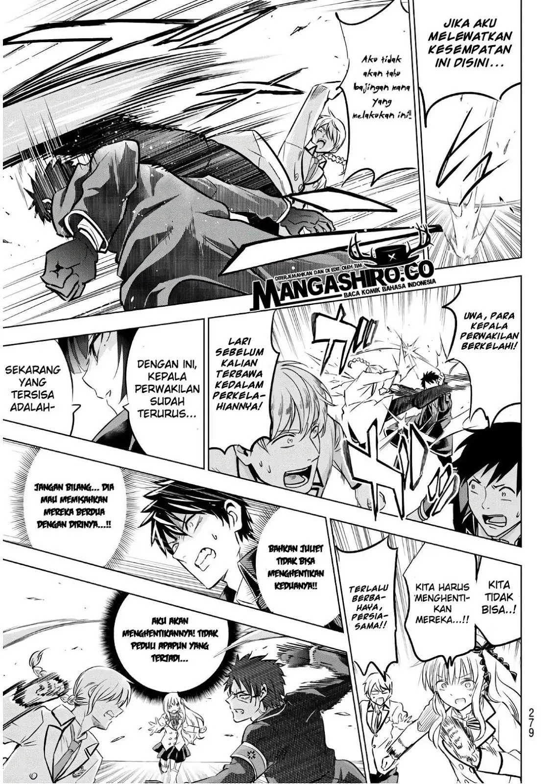 Kishuku Gakkou no Juliet Chapter 85 Bahasa Indonesia