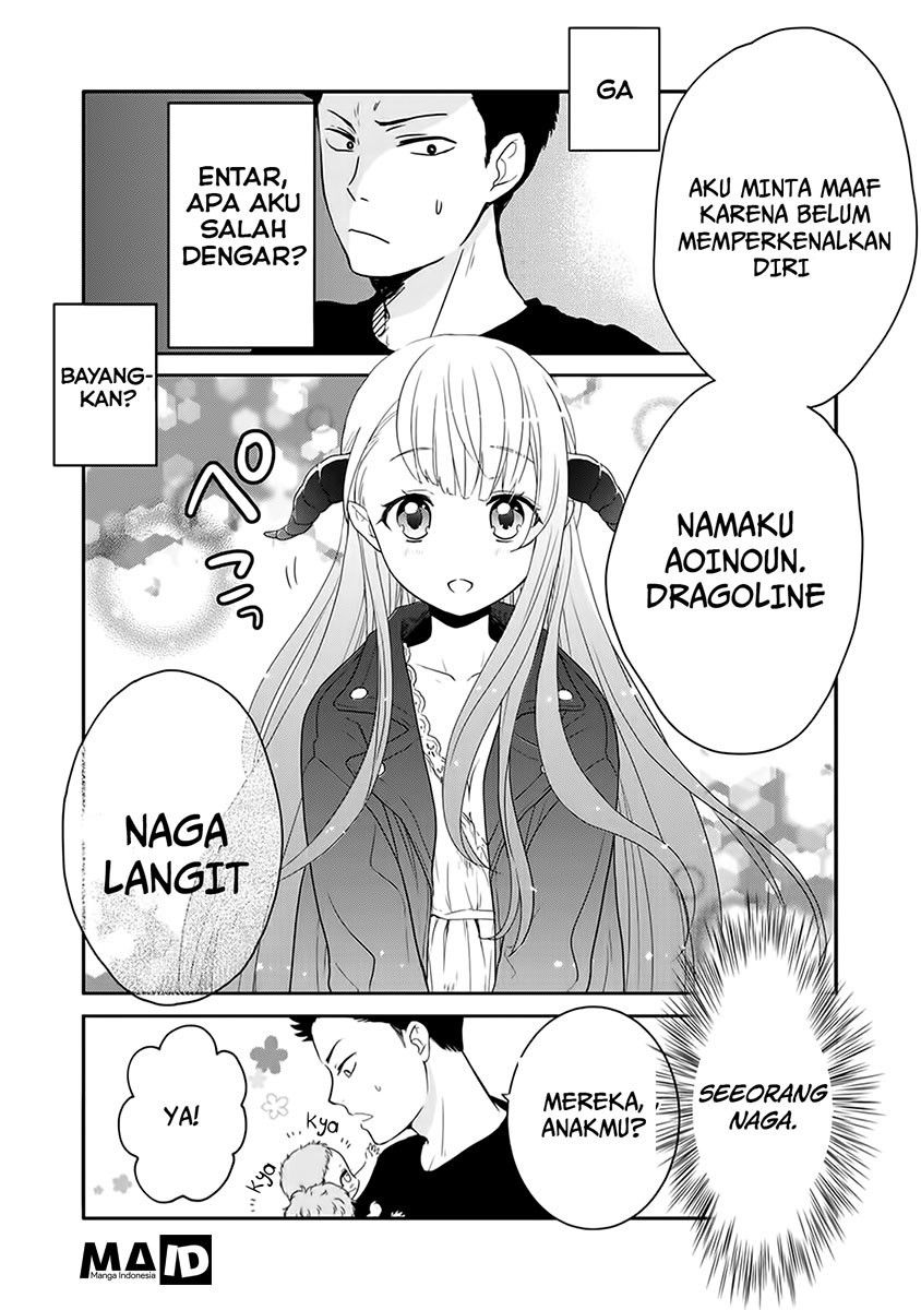 Kitaku Tochuu de Yome to Musume ga Dekita n dakedo, Dragon datta. chapter 1