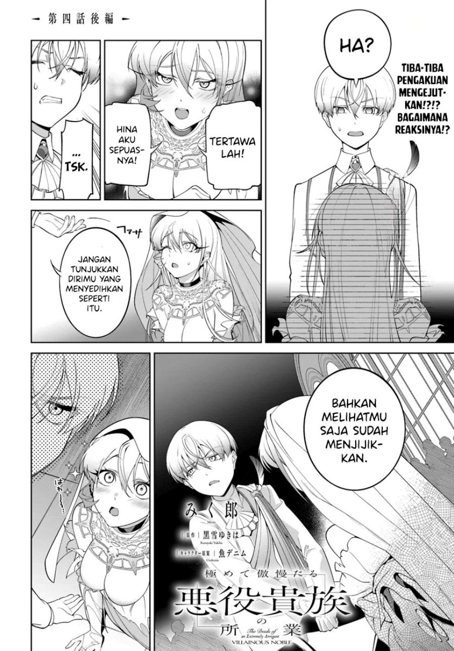Kiwamete Goumantaru Akuyaku Kizoku no Shogyou Chapter 04 Bahasa Indonesia