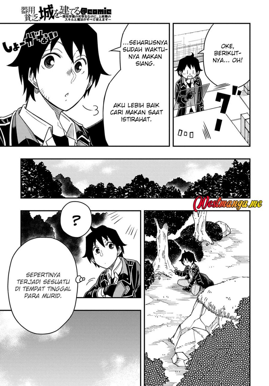 Kiyoubinbou, Jou wo Tateru – Kaitaku Gakuen no Rettousei na no ni Chapter 12 Bahasa Indonesia