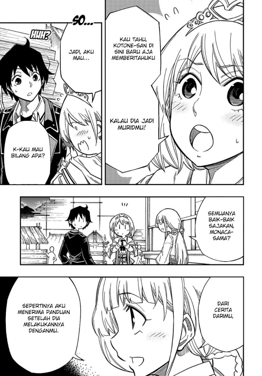 Kiyoubinbou, Jou wo Tateru – Kaitaku Gakuen no Rettousei na no ni Chapter 16.1 Bahasa Indonesia