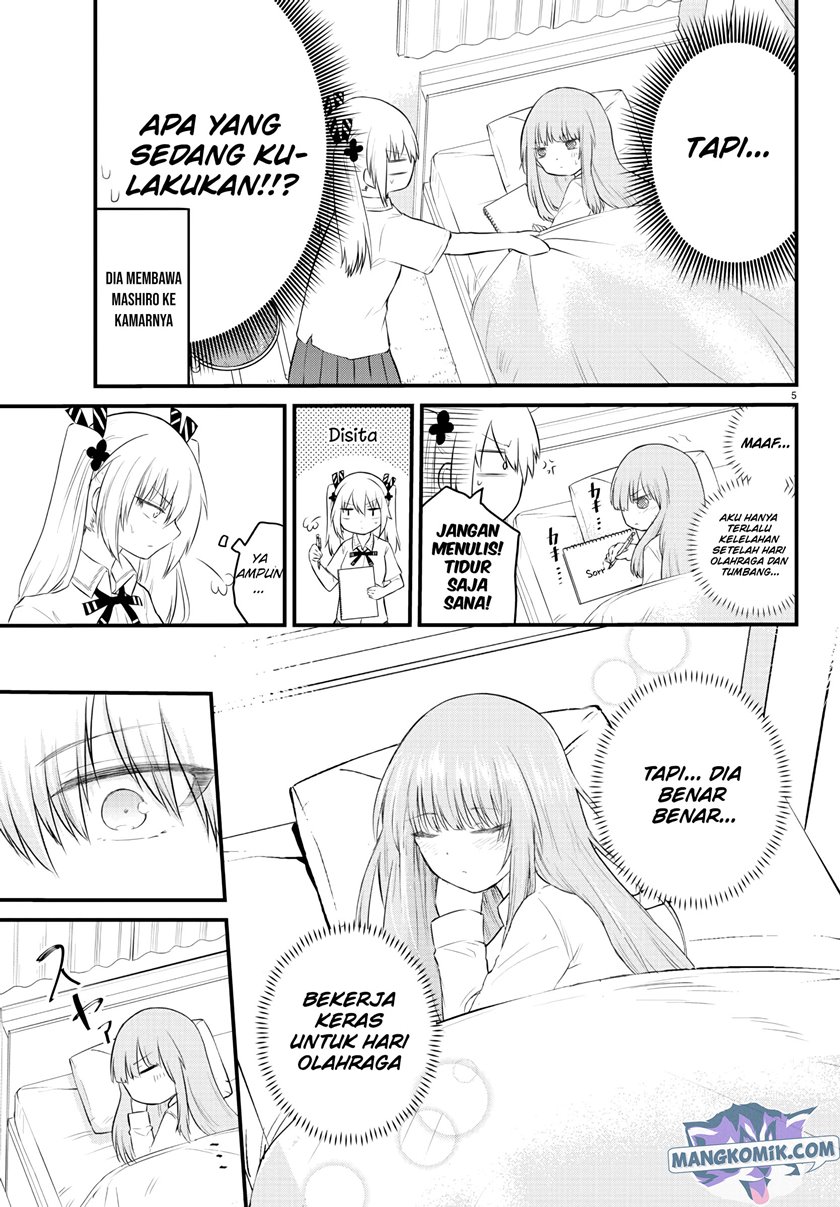 Koe ga dasenai Shoujo wa “Kanojo ga Yasashisugiru” to Omotte iru Chapter 40 Bahasa Indonesia