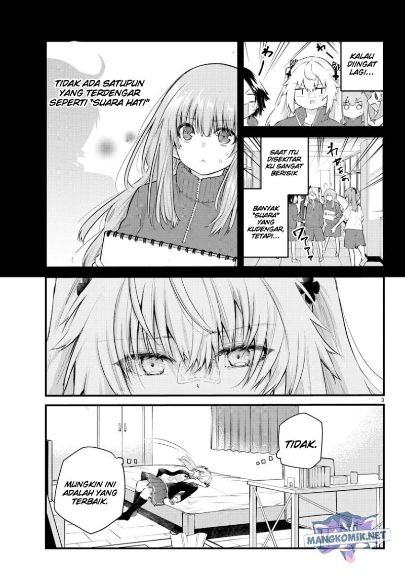 Koe ga dasenai Shoujo wa “Kanojo ga Yasashisugiru” to Omotte iru Chapter 131 Bahasa Indonesia