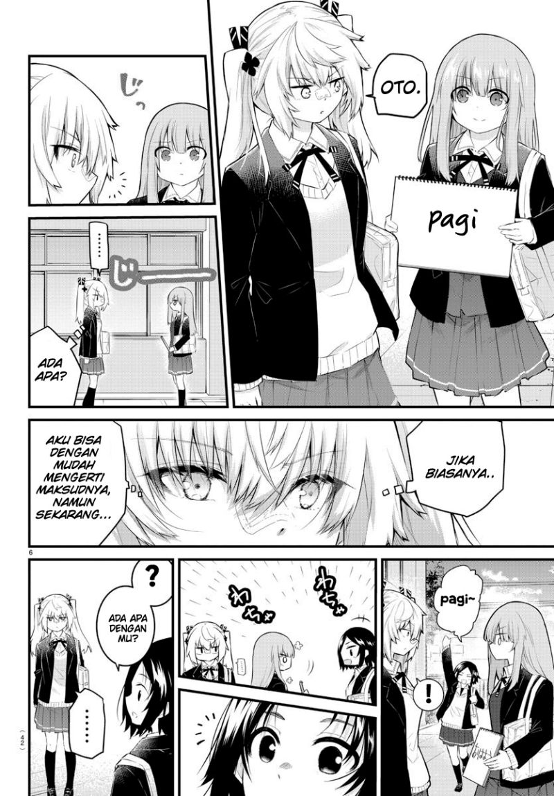 Koe ga dasenai Shoujo wa “Kanojo ga Yasashisugiru” to Omotte iru Chapter 131 Bahasa Indonesia