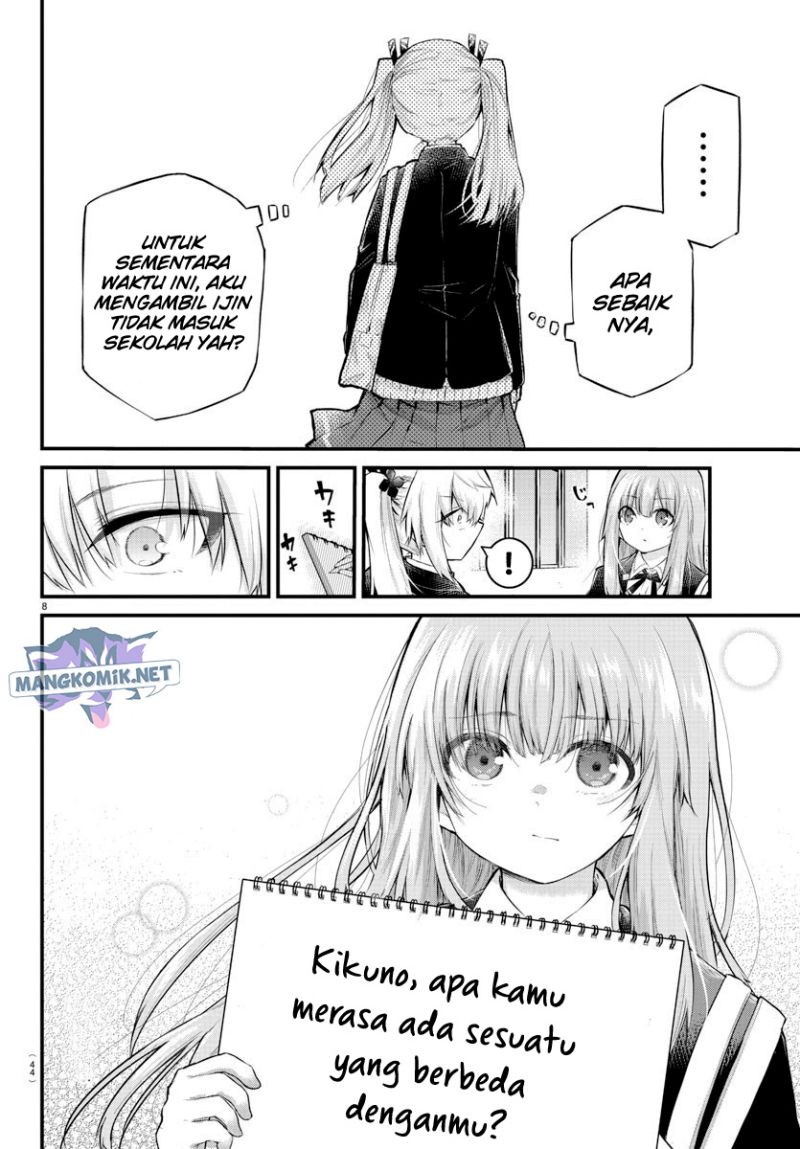 Koe ga dasenai Shoujo wa “Kanojo ga Yasashisugiru” to Omotte iru Chapter 131 Bahasa Indonesia