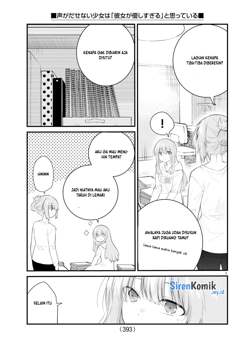 Koe ga dasenai Shoujo wa “Kanojo ga Yasashisugiru” to Omotte iru chapter 179