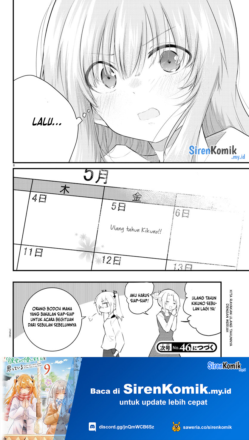 Koe ga dasenai Shoujo wa “Kanojo ga Yasashisugiru” to Omotte iru chapter 179