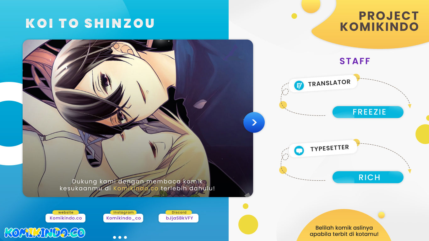 Koi to Shinzou Chapter 27 Bahasa Indonesia