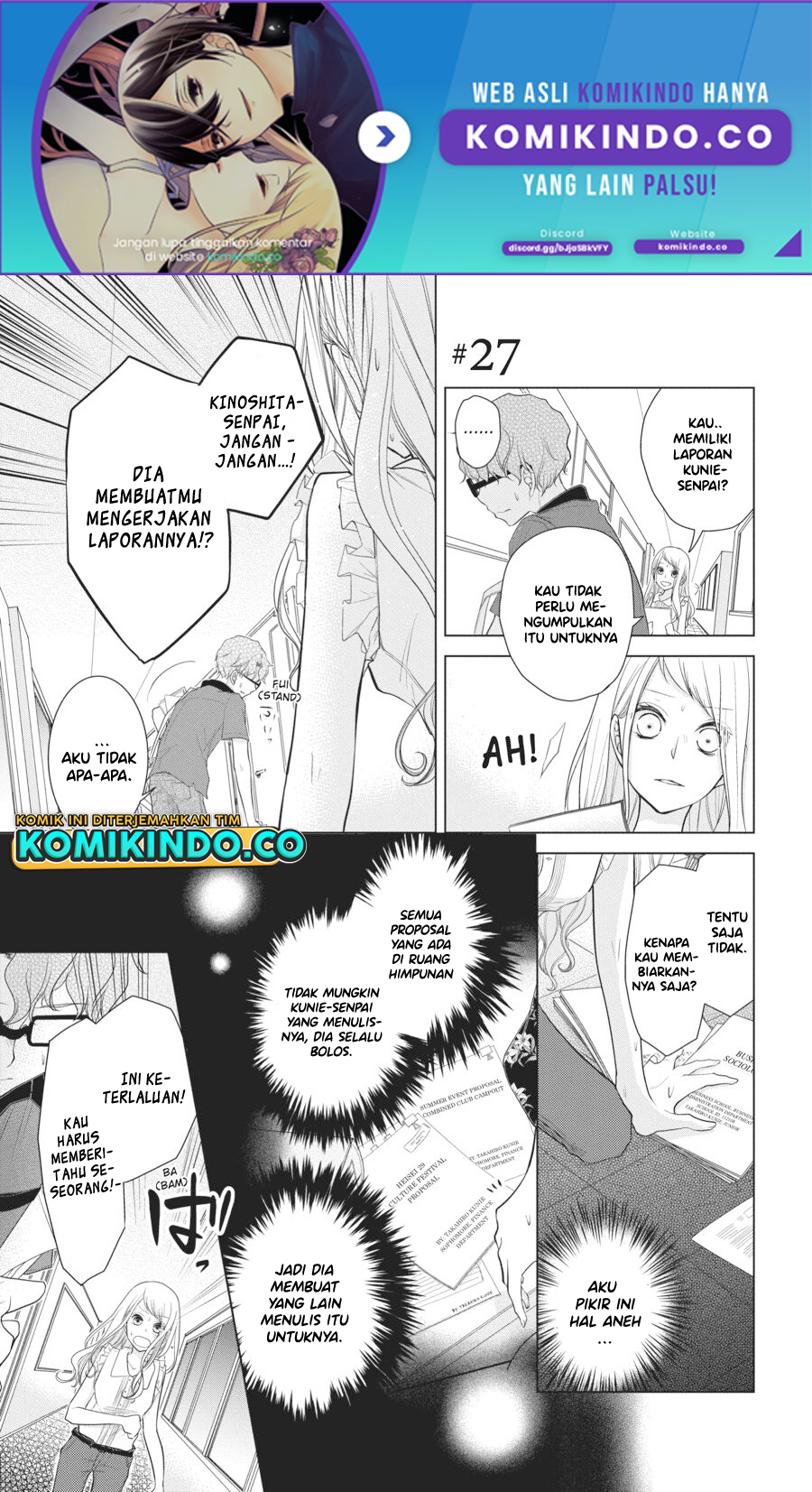 Koi to Shinzou Chapter 27 Bahasa Indonesia