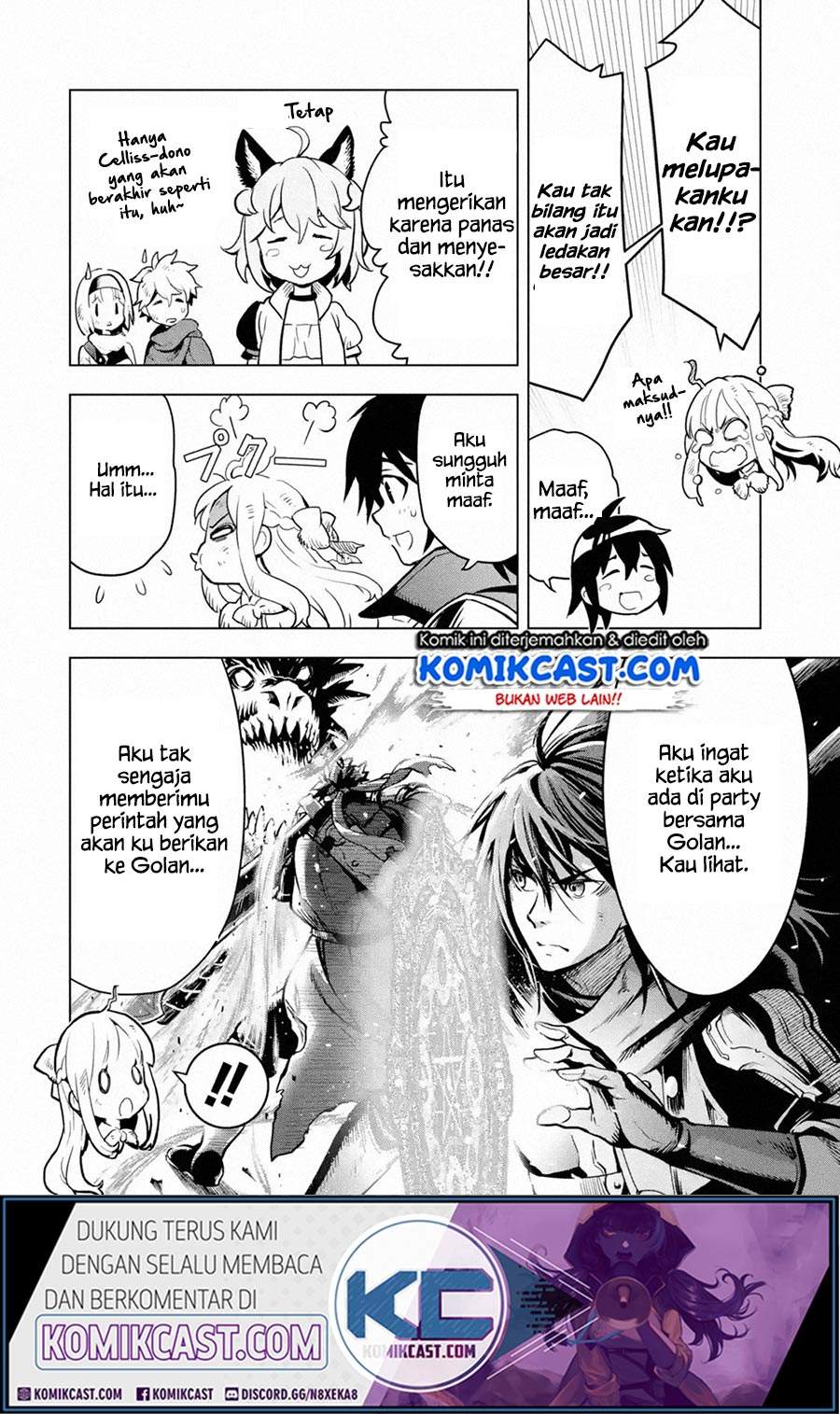 Koko wa Ore ni Makasete Saki ni Ike to Itte kara 10 Nen ga Tattara Densetsu ni Natteita. Chapter 14.1 Bahasa Indonesia