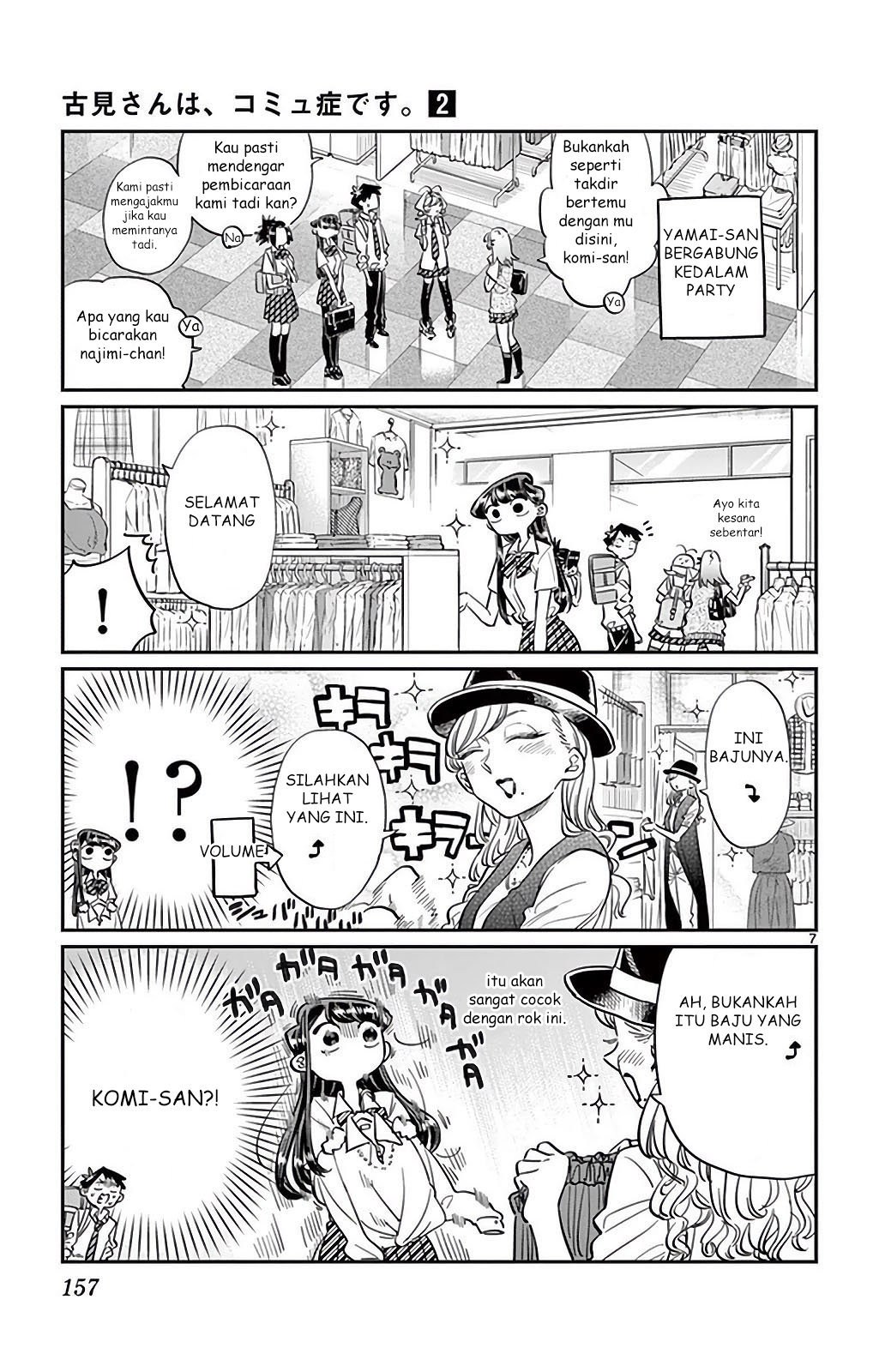 Komi san wa Komyushou Desu Chapter 33 Bahasa Indonesia