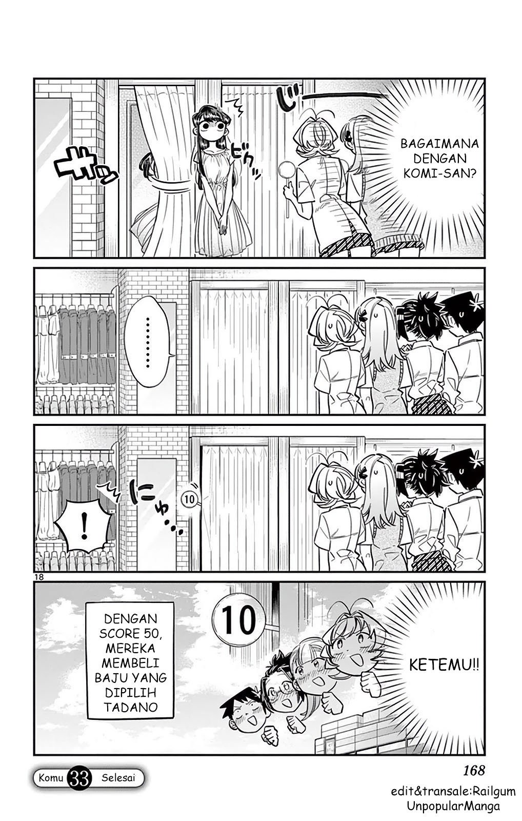 Komi san wa Komyushou Desu Chapter 33 Bahasa Indonesia