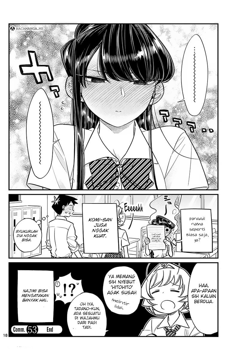 Komi san wa Komyushou Desu chapter 53