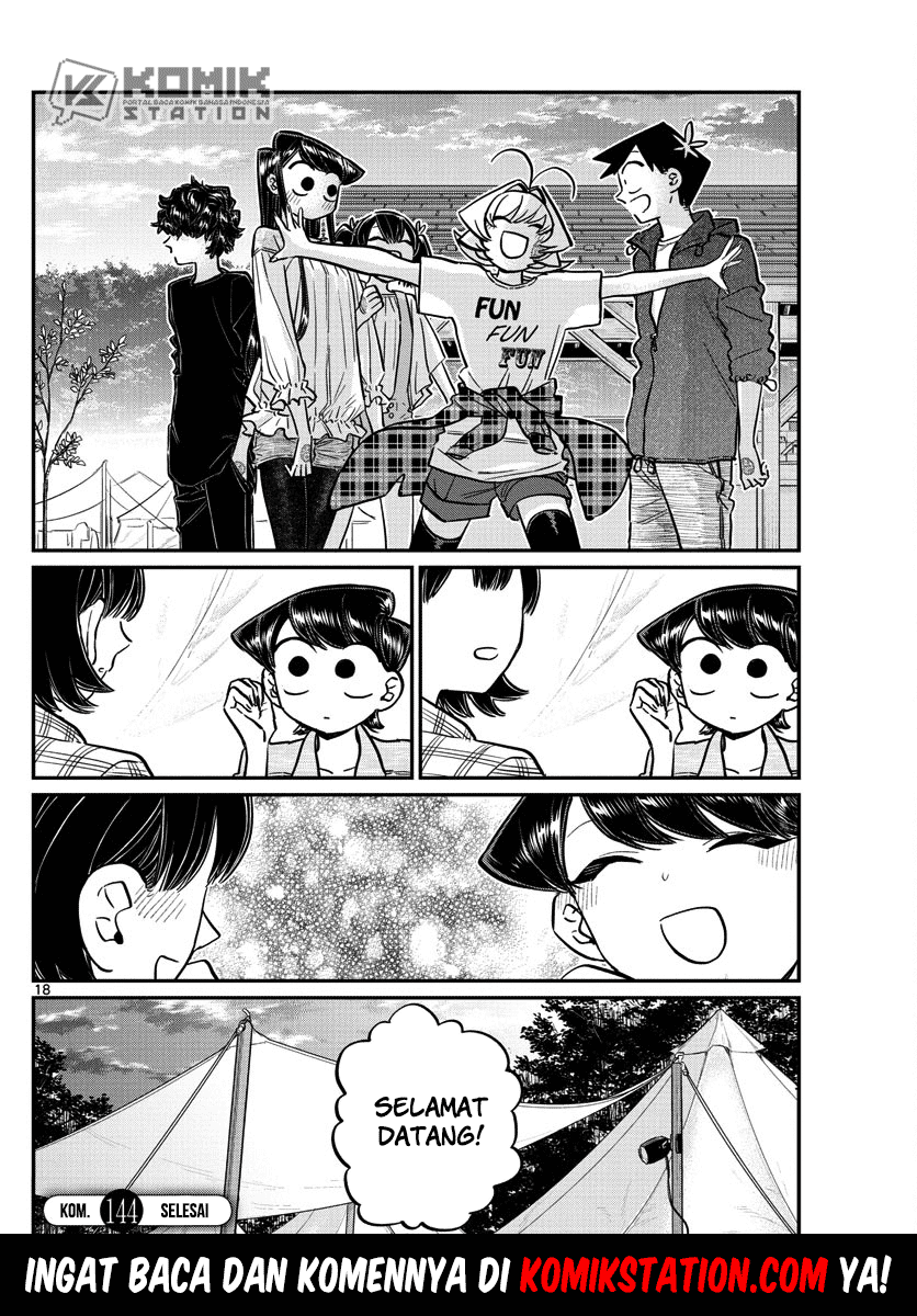 Komi san wa Komyushou Desu Chapter 144 Bahasa Indonesia