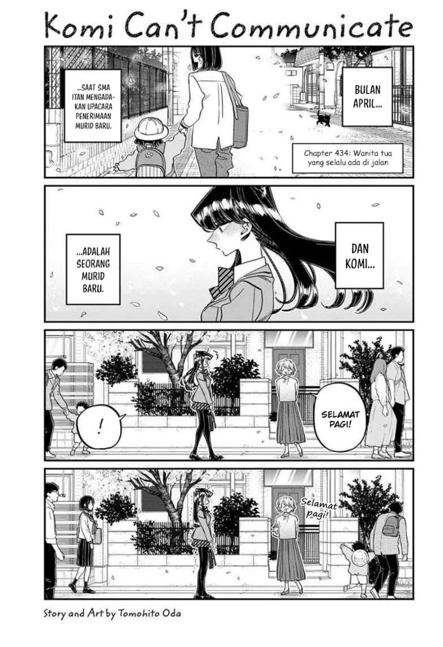 Komi san wa Komyushou Desu Chapter 434 Bahasa Indonesia