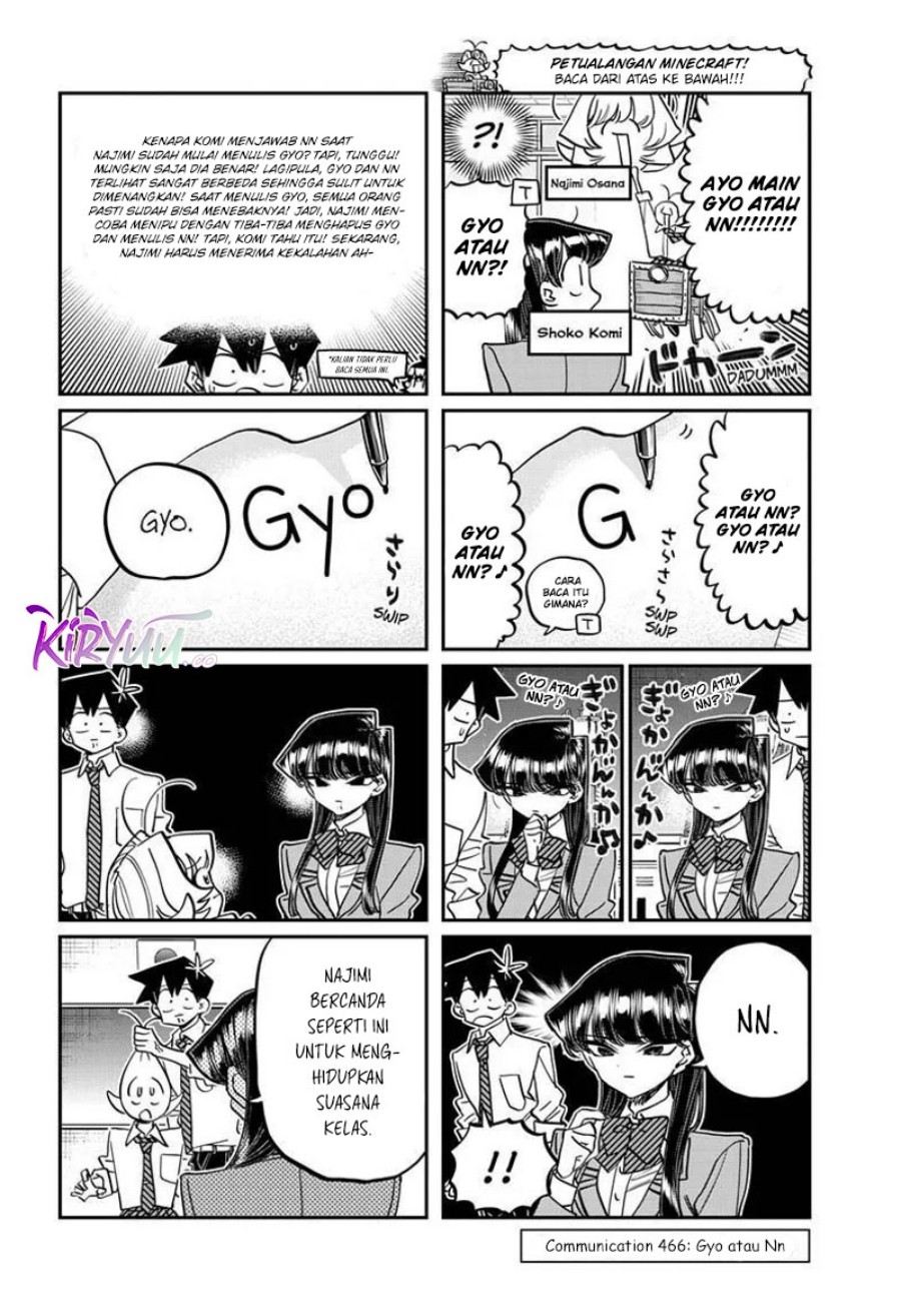 Dilarang COPAS - situs resmi www.mangacanblog.com - Komik komi san wa komyushou desu 466 - chapter 466 467 Indonesia komi san wa komyushou desu 466 - chapter 466 Terbaru 1|Baca Manga Komik Indonesia|Mangacan