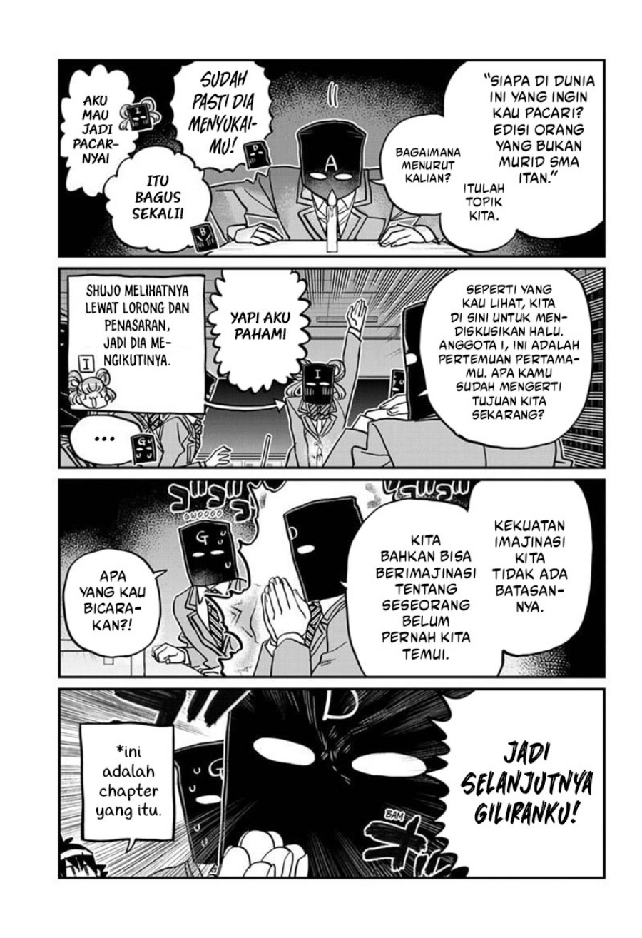 Komi san wa Komyushou Desu Chapter 494 Bahasa Indonesia