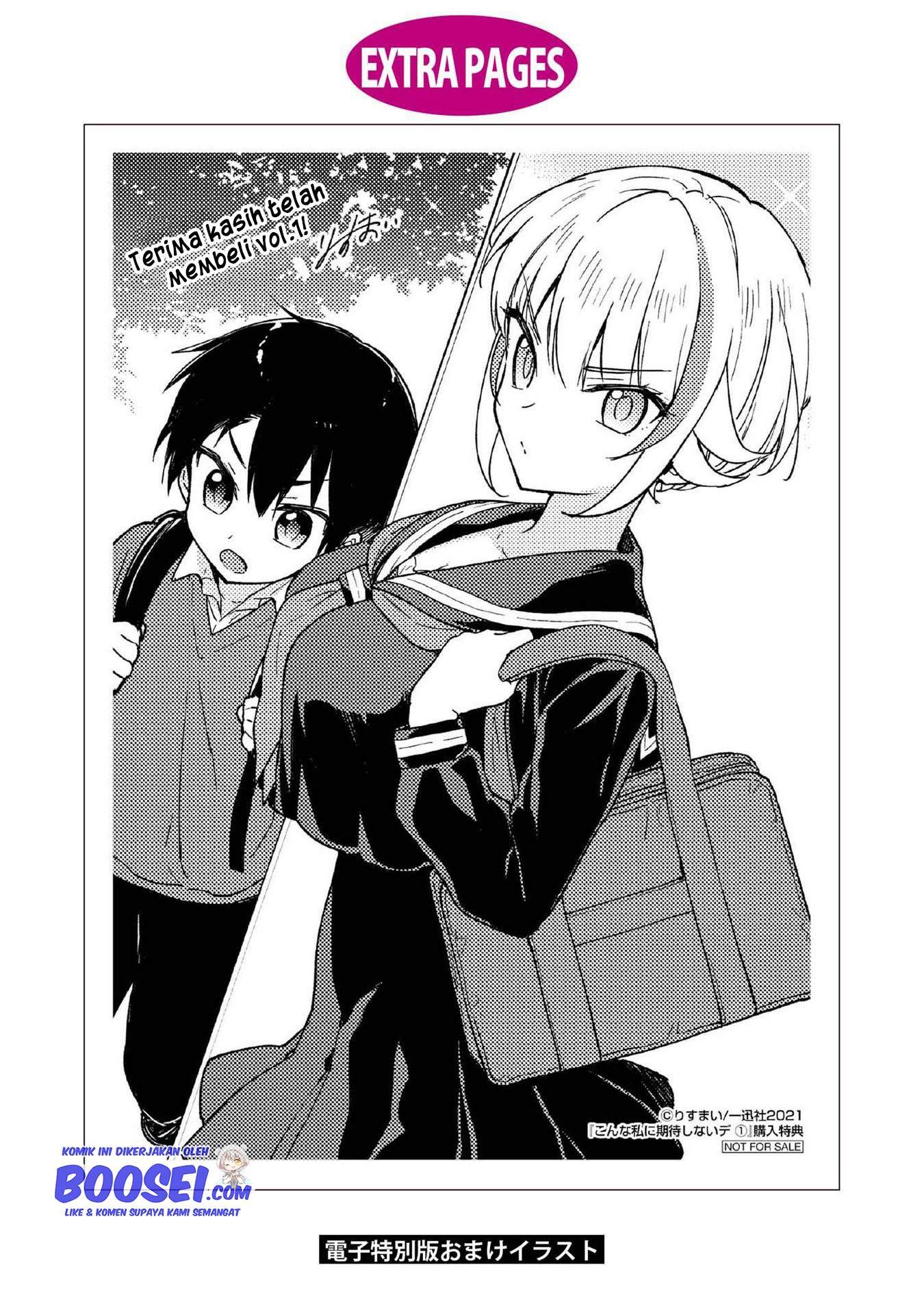 Konna Watashi ni Kitaishinai de Chapter 08.5 Bahasa Indonesia
