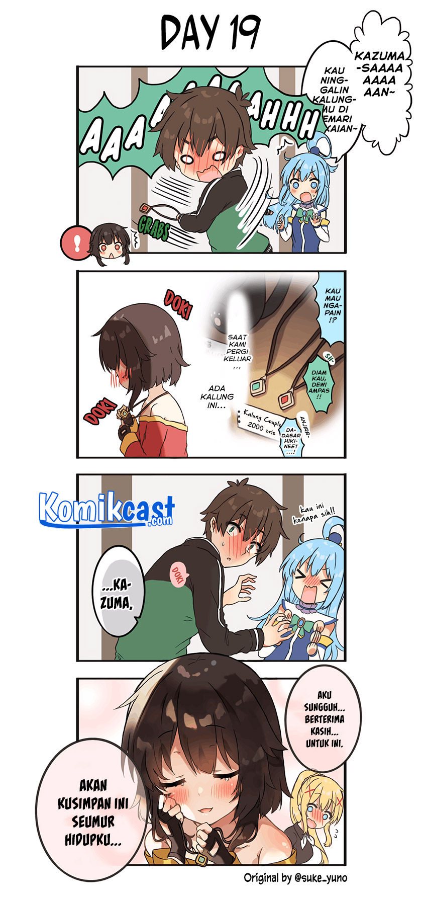 Kono Subarashii Sekai ni Shukufuku wo! – KazuMegu will get married in 100 days chapter 19