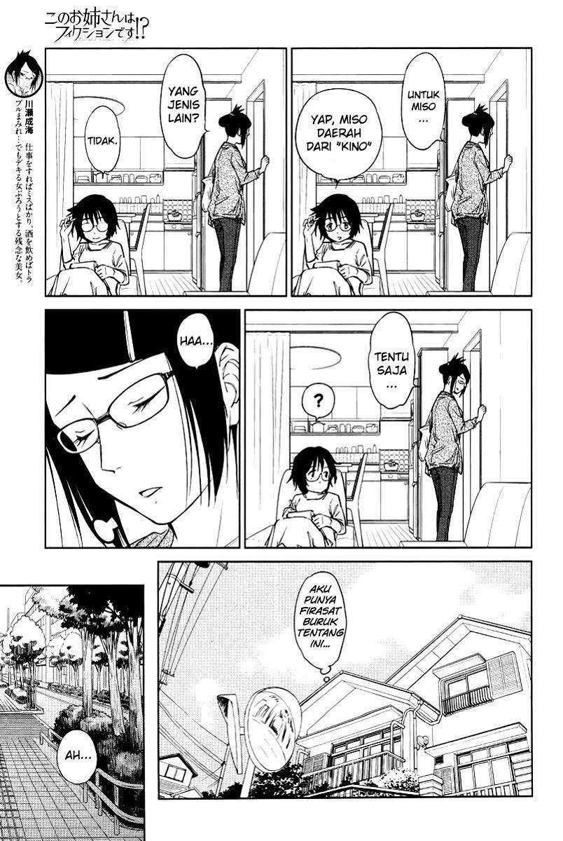 Kono Oneesan wa Fiction desu!? Chapter 23 Bahasa Indonesia