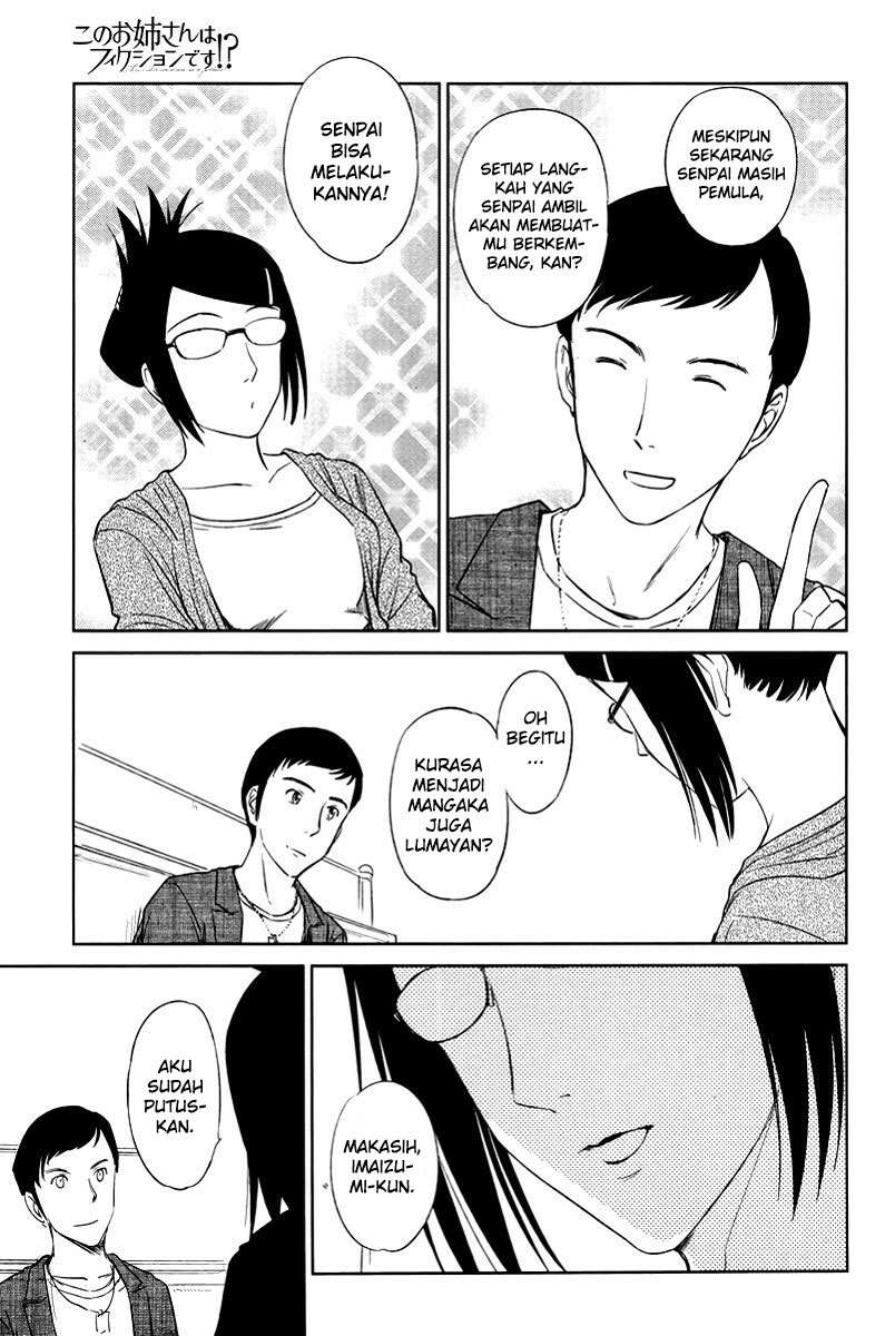 Kono Oneesan wa Fiction desu!? Chapter 23 Bahasa Indonesia