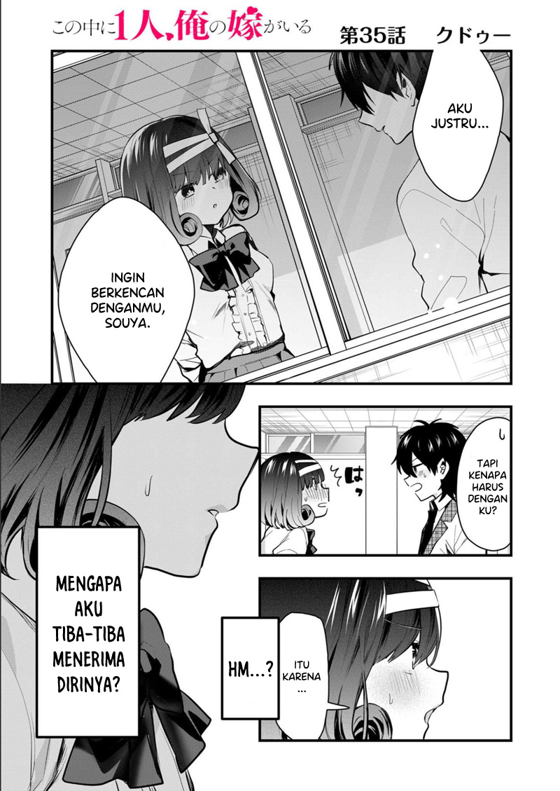 Kononaka ni Hitori, Ore no Yome ga Iru Chapter 35 Bahasa Indonesia