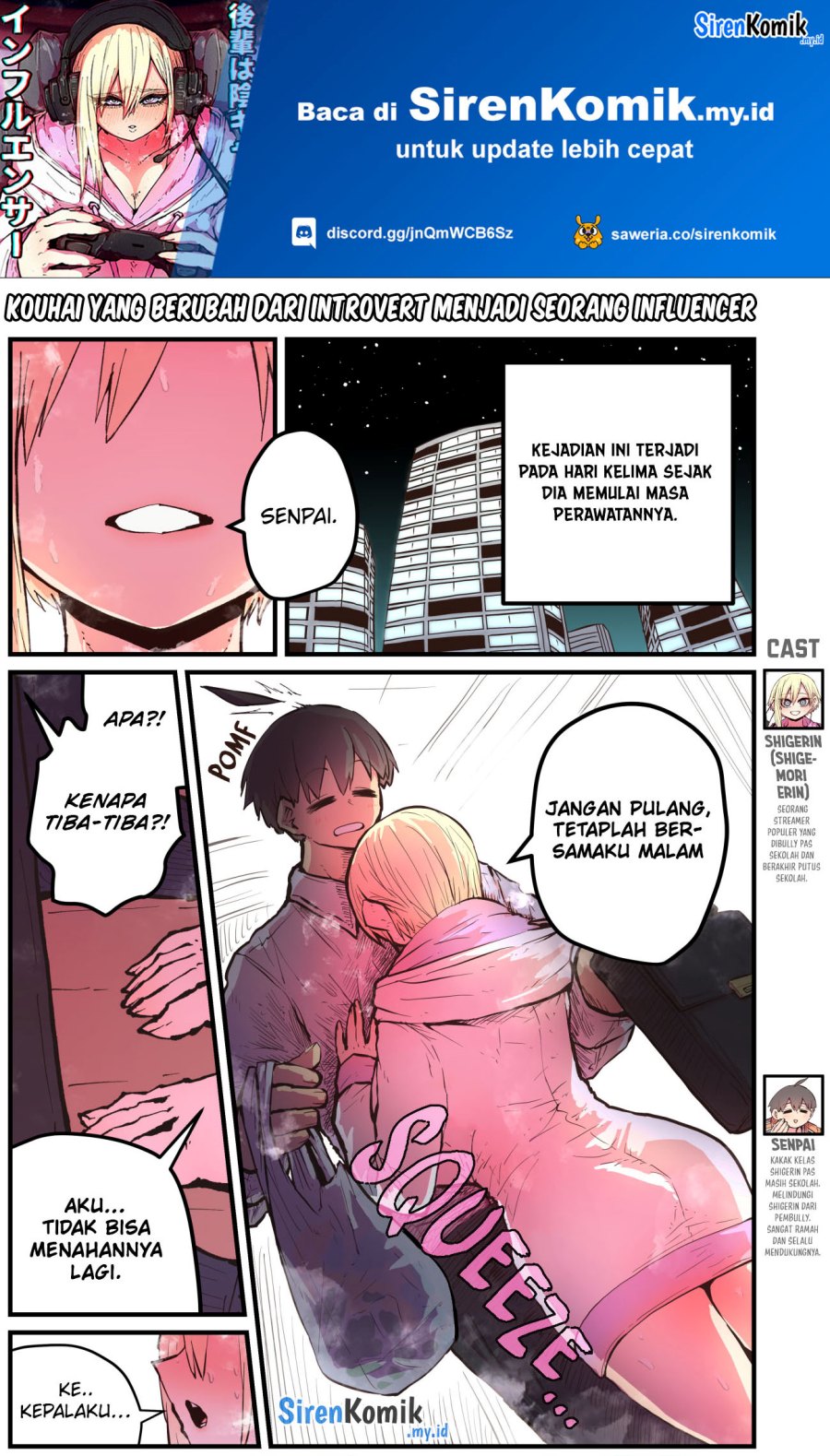 Kouhai wa Inkya Agari no Infuruensaa Chapter 05 Bahasa Indonesia