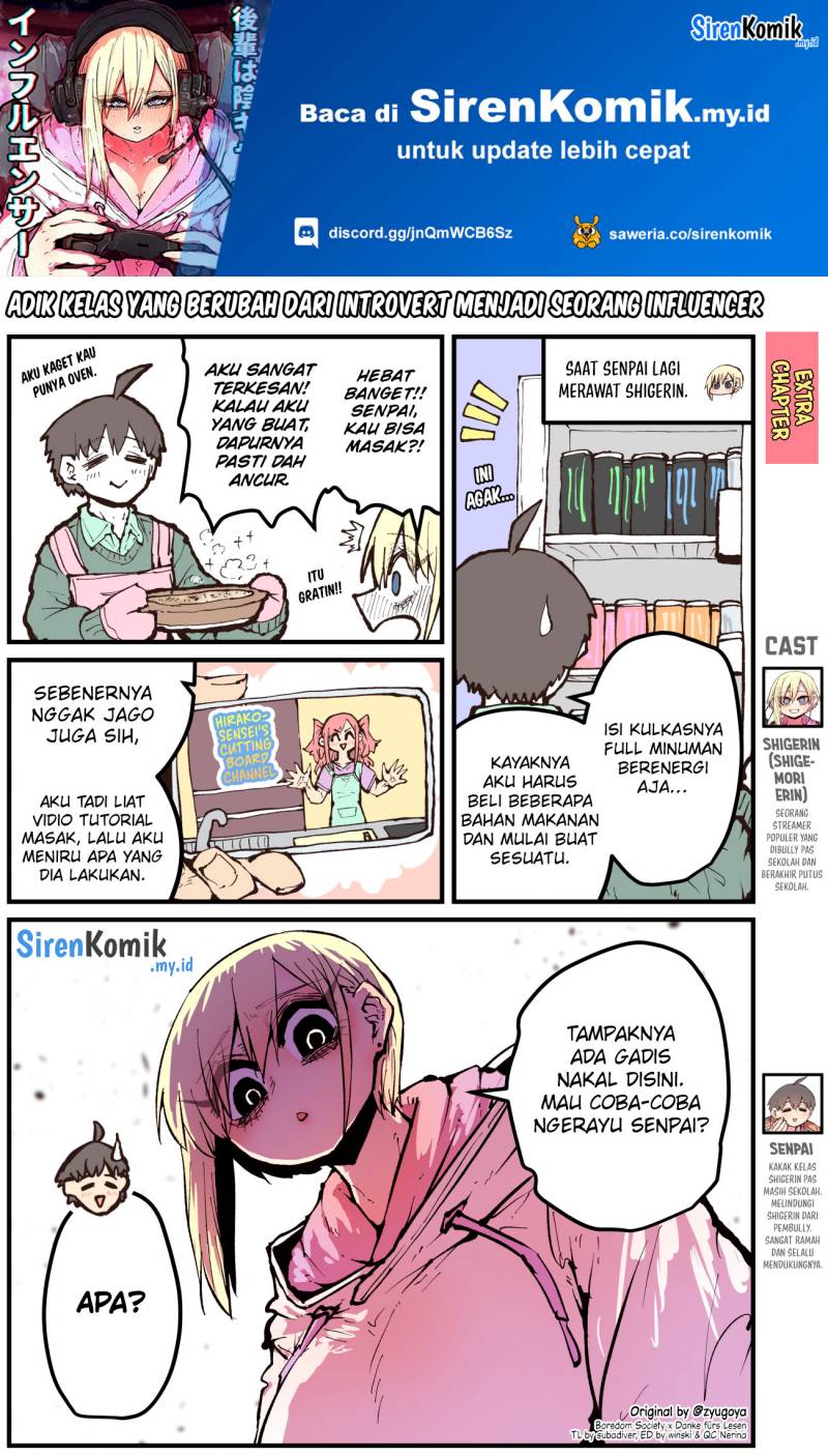 Kouhai wa Inkya Agari no Infuruensaa chapter 6