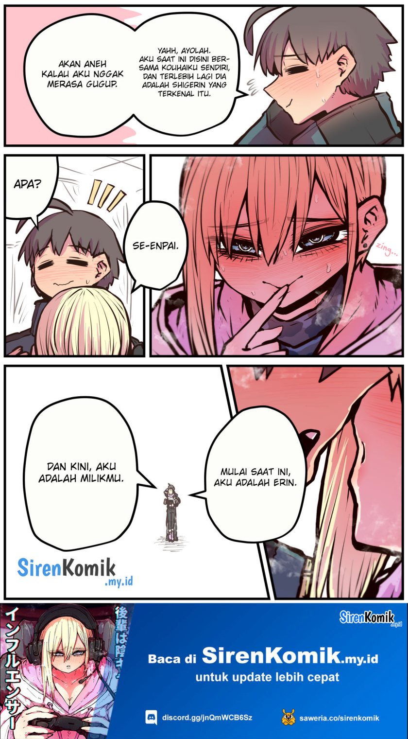 Kouhai wa Inkya Agari no Infuruensaa chapter 12