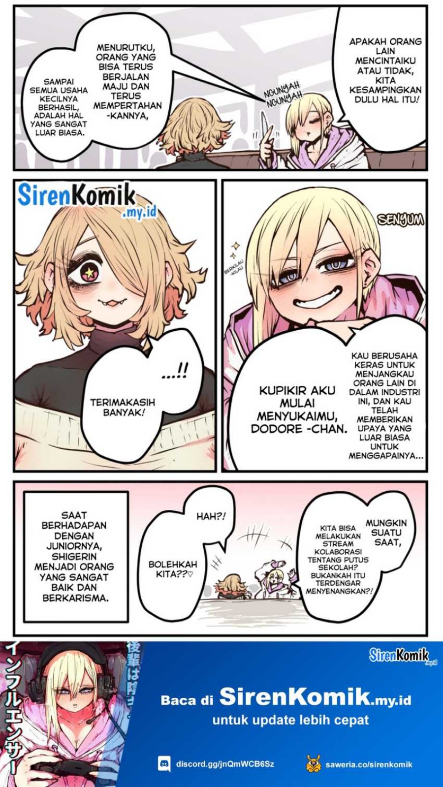 Kouhai wa Inkya Agari no Infuruensaa chapter 19